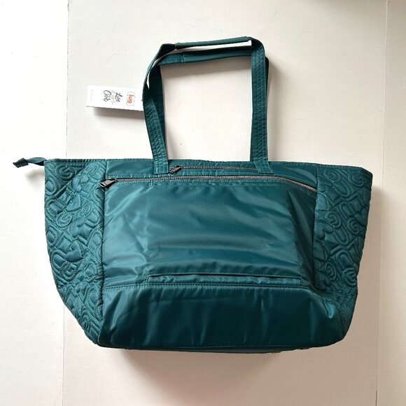 Lug Avion Love Carry-All Tote Bag Teal Green - Picture 9 of 10